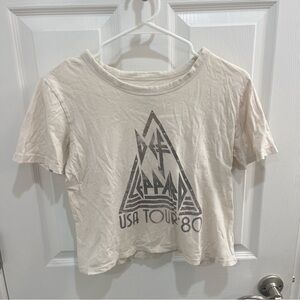 American Eagle Def Leppard Band Tee